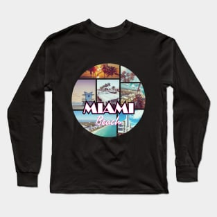 Miami Beach Florida Long Sleeve T-Shirt